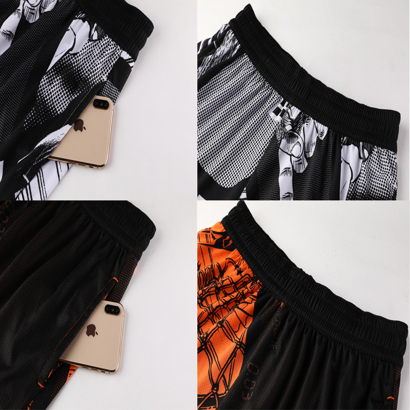 Vasaras skriešanas šorti Vīriešu sporta skriešana Fitnesa šorti Treniņi Ātri nožūt Vīriešu sporta zāle Vīriešu šorti Sporta sporta zāles īsās bikses