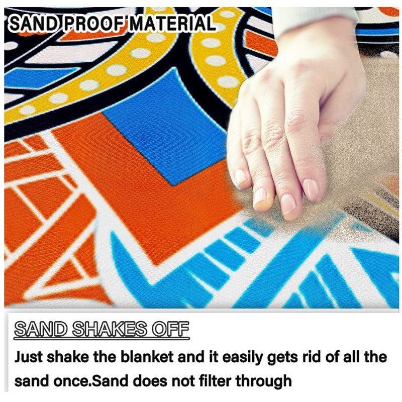 1,4x2m veekindel taskuga rannatekk kokkupandav matkamatt madrats kaasaskantav kerge matt välipiknikumatt liivarannamatt