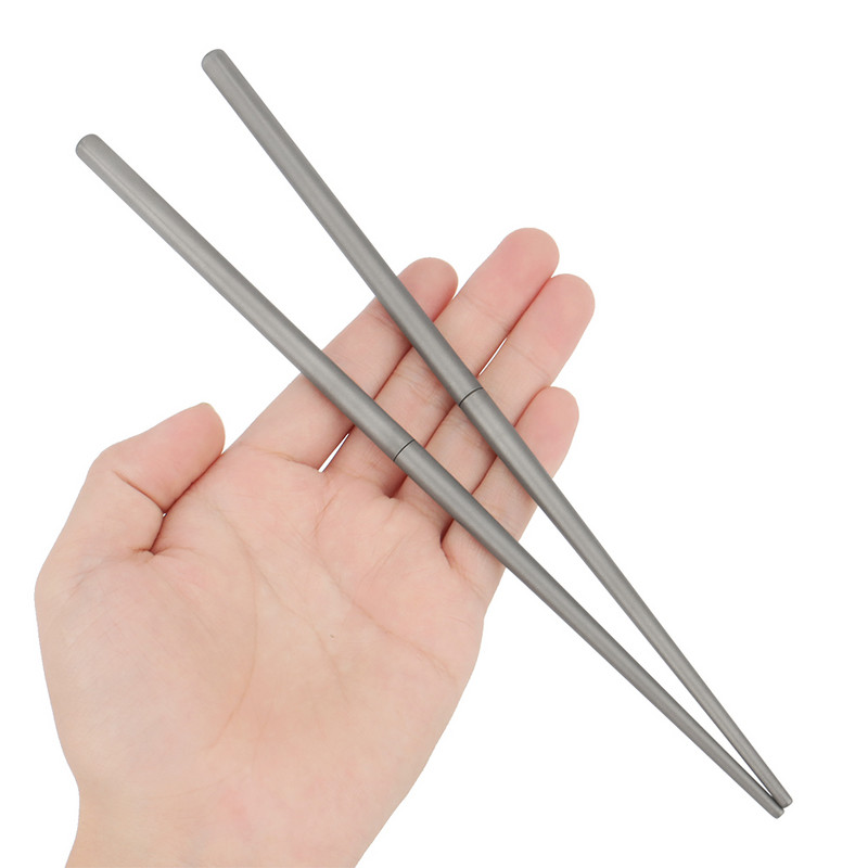 Nuimamos titano lydinio lazdelės Nešiojami lauke keliaujantys kempingo indai Netoksiški neslystantys iškylų įrankis