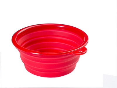 450 ml salokāms silikona lolojumdzīvnieku bļoda pārnēsājams kucēnu barības trauks, saliekams padevējs āra kempinga suņu piederumiem