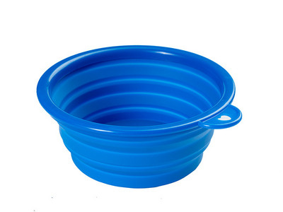 450 ml salokāms silikona lolojumdzīvnieku bļoda pārnēsājams kucēnu barības trauks, saliekams padevējs āra kempinga suņu piederumiem