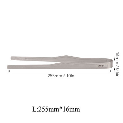 Lixada Titanium Tongs Clip BBQ Grillezőeszköz Barbecue Clip Könnyű főzőfogó Szabadtéri kemping hátizsákkal túrázási edények