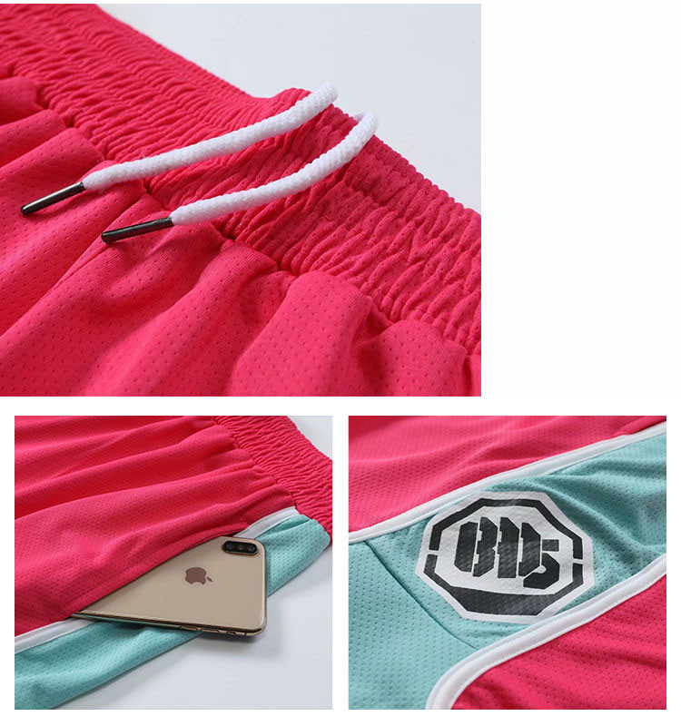 Profesionālie basketbola šorti vīriešu apģērbi , augstas kvalitātes lēti sportisti koledžas basketbola sacensību šorti ar kabatu pielāgotu