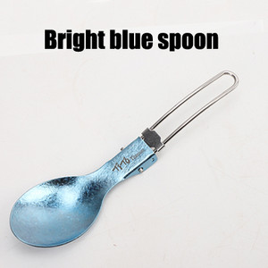 TiTo Tito összecsukható Spork hordozható kültéri kemping evőeszközök utazási evőeszközök piknik túravilla kanál csak 15g