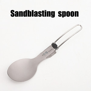 TiTo Tito összecsukható Spork hordozható kültéri kemping evőeszközök utazási evőeszközök piknik túravilla kanál csak 15g