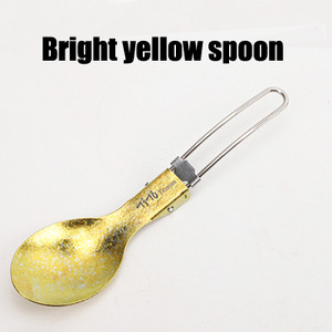 TiTo Tito összecsukható Spork hordozható kültéri kemping evőeszközök utazási evőeszközök piknik túravilla kanál csak 15g