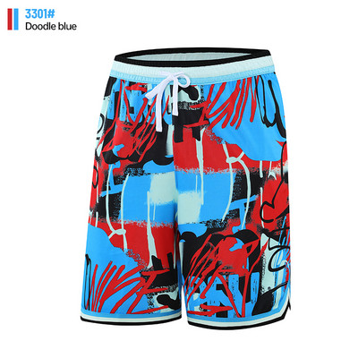 Летни мъжки баскетболни шорти Quick Dry Shorts Men Basketball Plus Size Running Short Дишащи фитнес тренировъчни шорти за възрастни