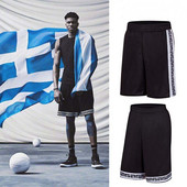 Sporta skriešanas šorti ar kabatas burtu elpojoši vīriešu basketbola šorti vīriešu divpusēji sietveida treniņšorti L-5XL