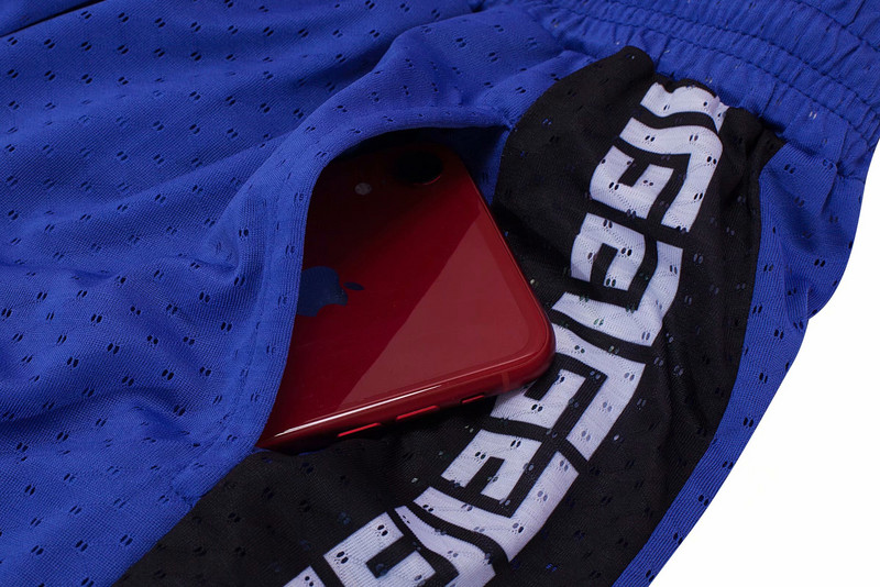 Sporta skriešanas šorti ar kabatas burtu elpojoši vīriešu basketbola šorti vīriešu divpusēji sietveida treniņšorti L-5XL