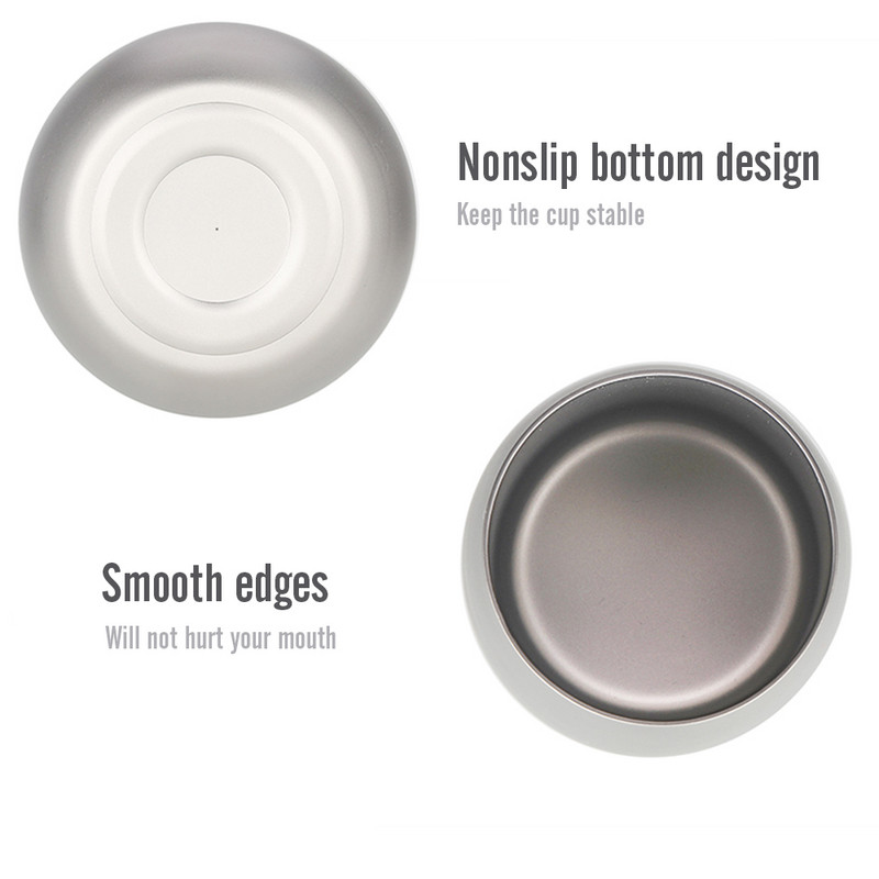 120 ml īpaši viegls titāna dubultsienu izolēts ūdens krūze tējas krūze krūze āra kempingiem pārgājieniem mugursomām mājas birojam