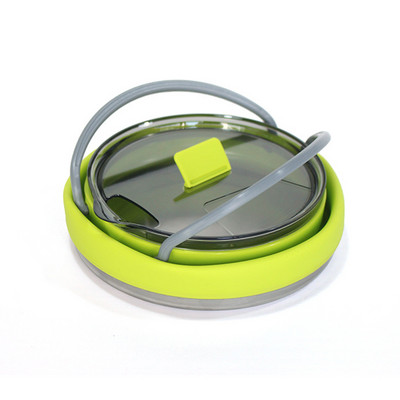 Āra mini silikona tējkanna Pārnēsājami verdošs ūdens katls galda piederumi āra kempingiem, pārgājieniem pknika ceļojumu piederumi