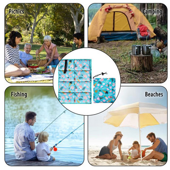 Pārnēsājams salokāms sēdekļa spilvens Mitruma izturīgs sēdekļa spilventiņš 20% atlaide spilvens siltumizolējoši sēdekļu spilventiņi Beach Pad āra kempings