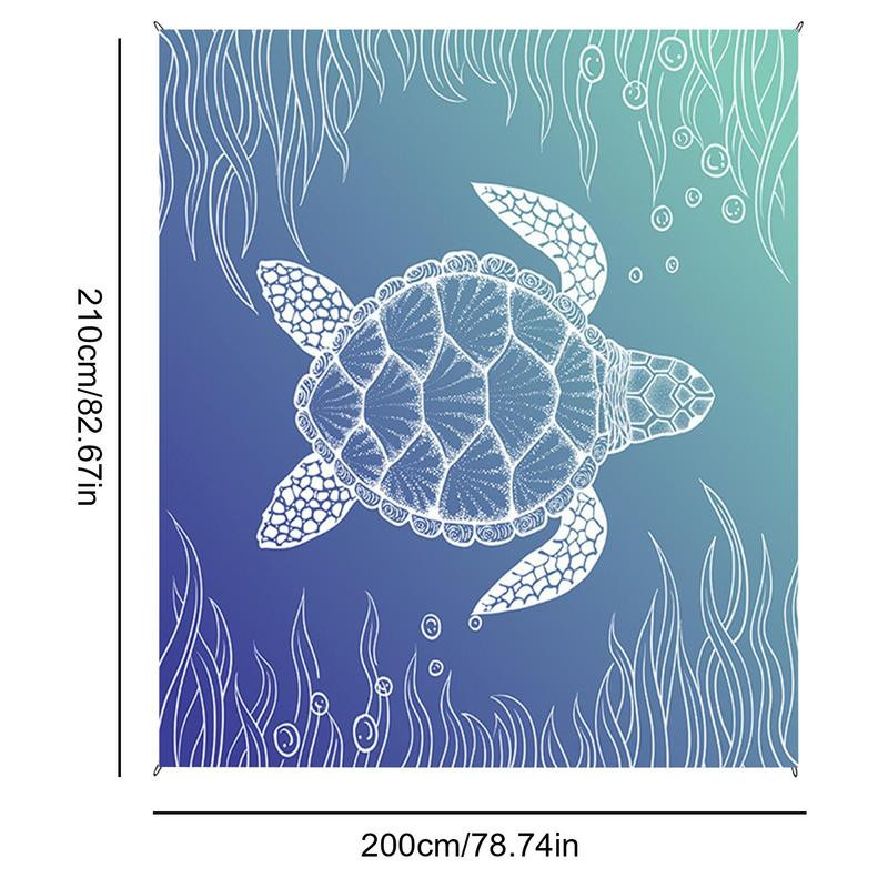 Piknika paklājiņš, kempings, pārgājieni, brīvdabas, pārnēsājama pludmales sega, saliekama ūdensnecaurlaidīga zāliena auduma, kempinga aprīkojuma paklājiņš 200 x 210 cm