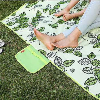 200*200 cm-es hordozható piknik grillszőnyeg kemping szőnyeg kültéri nedvességálló szőnyeg Strandszőnyeg sátor földszinti szőnyeg alvótakaró