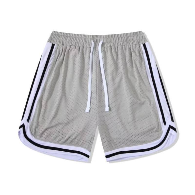 Férfi kosárlabda rövidnadrág Hálós Crossfit poliészter Athletic Dry Fit Futóedzés Rövid nadrág Aktív Kötött Gym Workout Sportruházat