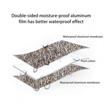 1 komplekts Nodilumizturīgs kempinga paklājiņš, neplīstošs kempinga paliktnis, ūdensizturīgs piknika mitruma paklājiņš, daudzfunkcionāls zemes paklājiņš