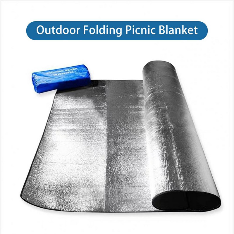 1 komplekts Nodilumizturīgs kempinga paklājiņš, neplīstošs kempinga paliktnis, ūdensizturīgs piknika mitruma paklājiņš, daudzfunkcionāls zemes paklājiņš