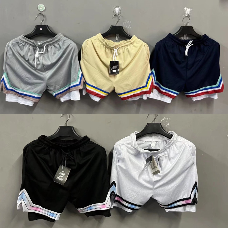 Ανδρικά δικτυωτά σορτς μπάσκετ Bicycle Marathon Active Athletic Performance Shorts 2023 Gym Running Training Παντελόνια με τσέπες