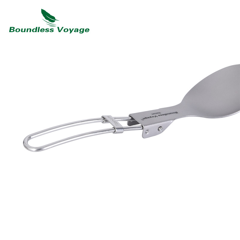 Neierobežota ceļojuma salokāmi teleskopiski titāna irbulīši ceļojumu piknika saliekamie galda piederumi āra Spork kempinga galda piederumu netīrumu komplekts