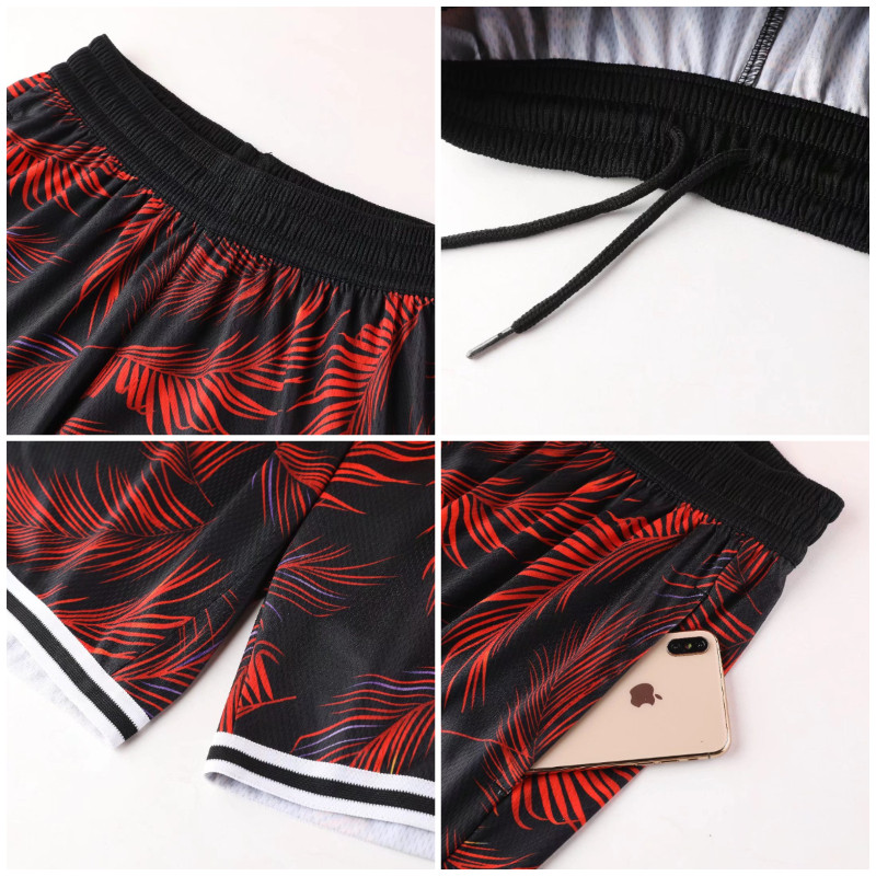 Vīriešu basketbola ikdienas šorti, sporta vingrošanas bikses, 2023. gada treniņš, vasaras fitnesa krosfits, poliestera krekls ar brīvu apakšu