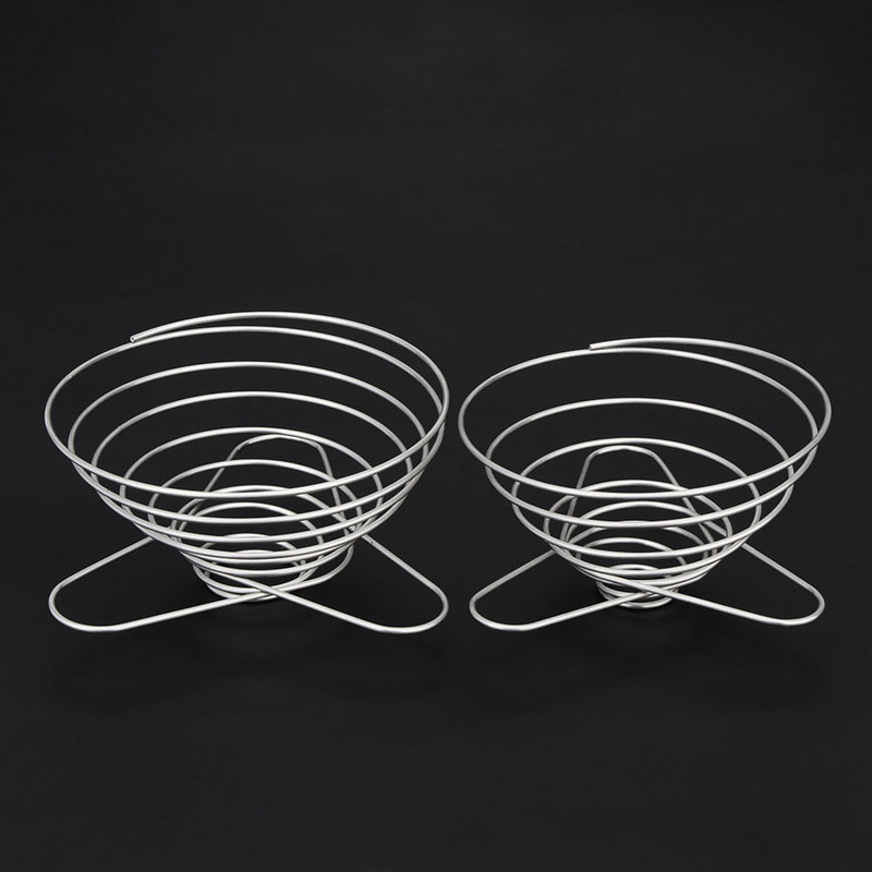 Āra nerūsējošā tērauda kafijas filtru turētājs Atkārtoti lietojami kafijas filtri Pilinātāji Kafijas grozi Kempinga piknika trauki