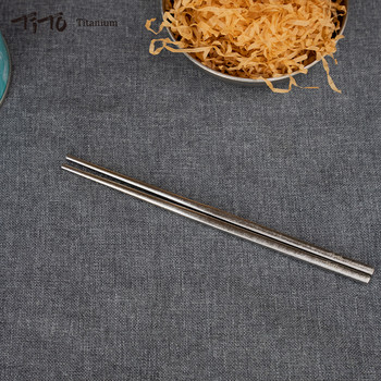 Επιτραπέζια σκεύη εξωτερικού χώρου TiTo ξυλάκια από καθαρό τιτάνιο για κάμπινγκ πικνίκ πεζοπορία ταξιδιωτικά ξυλάκια για δείπνο τραπέζι chopstick