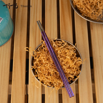 TiTo pure titanium chopsticks външни съдове за къмпинг пикник туризъм пътуващи chopsticks вечеря маса chopstick