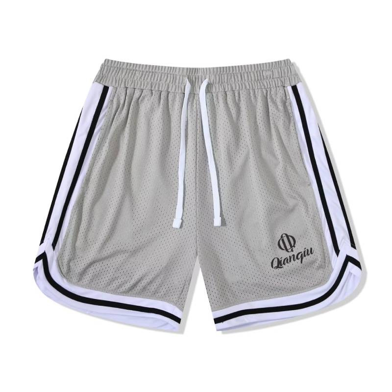 Vīriešu sieta basketbola treniņšorti Active Knit Fitness Sporta šorti Summer Beach Quick Dry Skriešanas īsas bikses