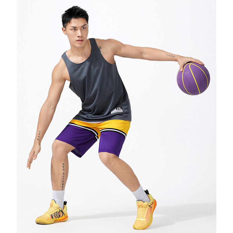 Suvised hingavad meeste võrgust lühikesed püksid Jõusaal Kulturism vabaaja lahtised korvpallipüksid sörkijad õues fitness ranna lühikesed püksid