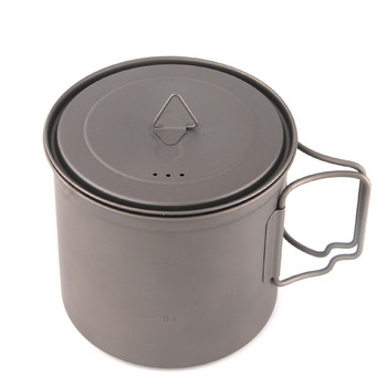 TOAKS Universal Titanium Cup Καπάκι Titanium Camping Pot Καπάκι Κούπα Καπάκι Titanium for Cup Mug Pot Bot Bot