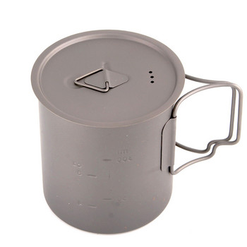 TOAKS Universal Titanium Cup Καπάκι Titanium Camping Pot Καπάκι Κούπα Καπάκι Titanium for Cup Mug Pot Bot Bot