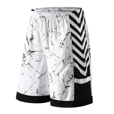2021 Нови мъжки баскетболни шорти Спортни шорти за бягане Фитнес Бързосъхнещи трендови къси панталони Свободни баскетболни тренировъчни панталони