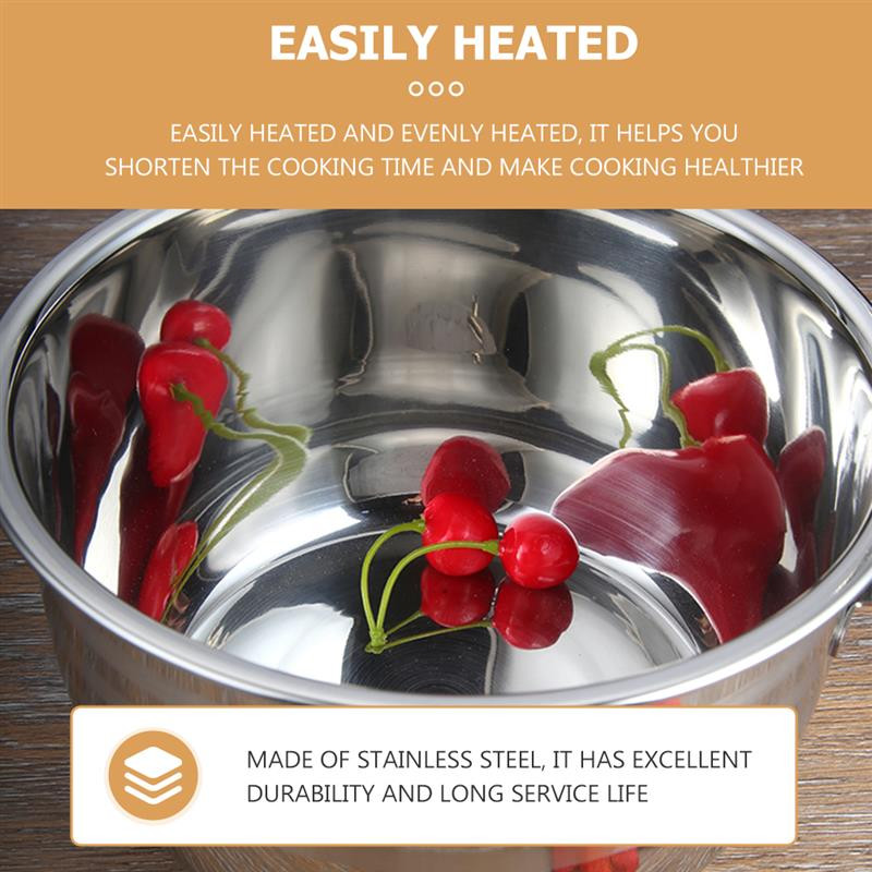 1 gab. Biezs kempinga sautēšanas katls, nepiedegošs katls Mājas virtuve Lielas ietilpības zupas katls Gatavošanas rīki Virtuves piederumi Virtuves piederumi