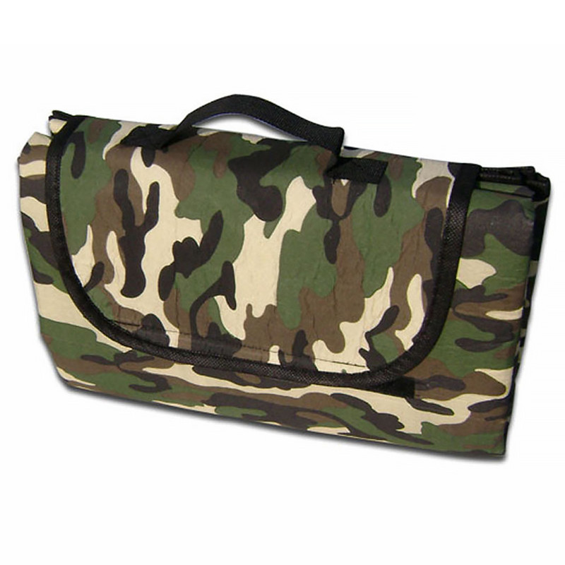 Niiskuskindel pehme matkamine kaasaskantav kokkupandav istumisreisitarvikud Kamuflaaž välikämpingu piknikualus