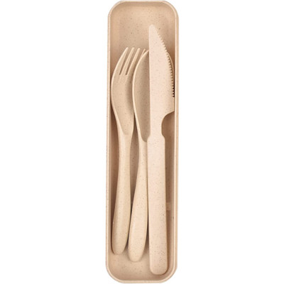 Kaasaskantav plastikust reisisöögiriistade komplekt koos ümbrisega matkapikniku jaoks Korduvkasutatavad lusikakahvlite komplektid väligrillidele Cartravel lauanõude jaoks