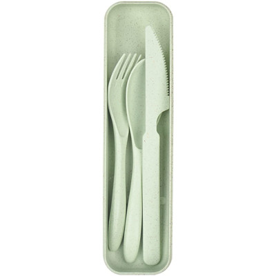 Kaasaskantav plastikust reisisöögiriistade komplekt koos ümbrisega matkapikniku jaoks Korduvkasutatavad lusikakahvlite komplektid väligrillidele Cartravel lauanõude jaoks