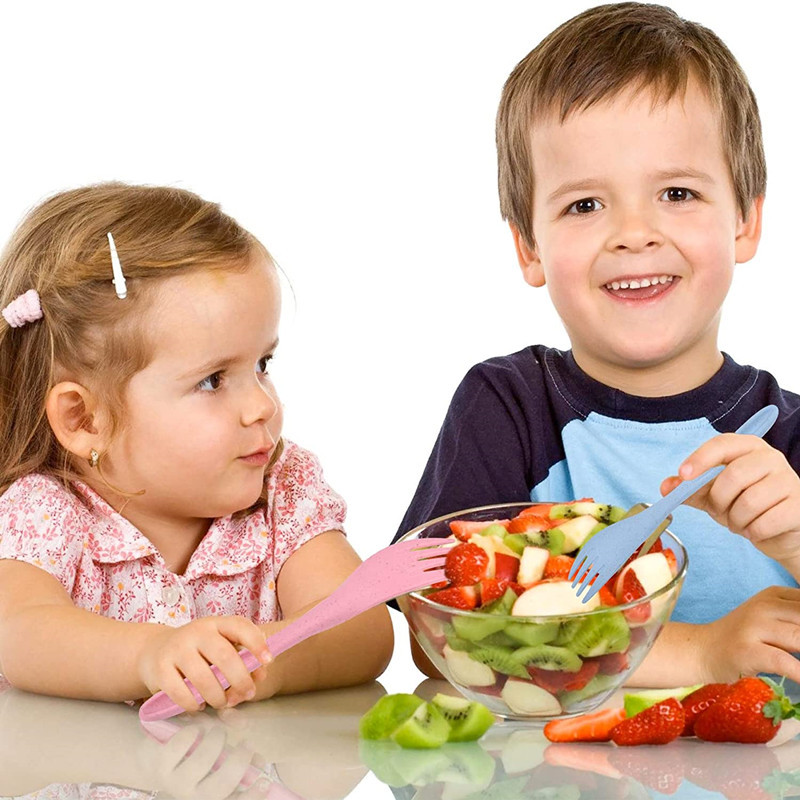 Kaasaskantav plastikust reisisöögiriistade komplekt koos ümbrisega matkapikniku jaoks Korduvkasutatavad lusikakahvlite komplektid väligrillidele Cartravel lauanõude jaoks