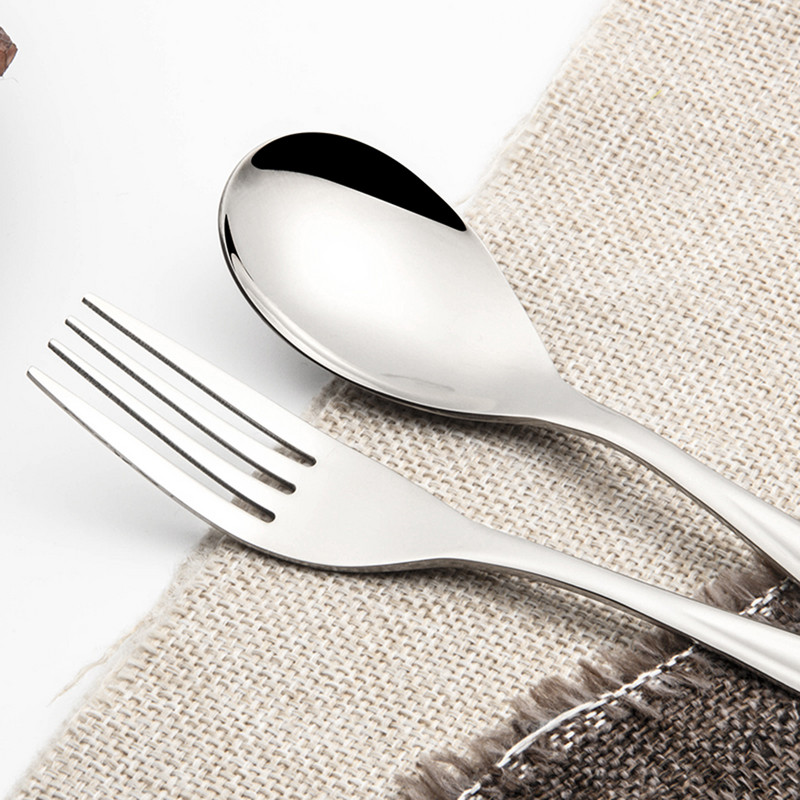 Lixada viegls āra kempings Titāna vakariņu dakša un karote galda piederumu komplekts Pārnēsājama piknika galda piederumu dakša pārgājieniem