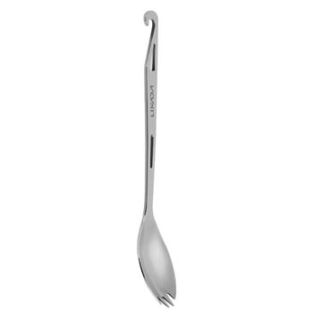 Lixada από ανοξείδωτο ατσάλι Spork Long Handle Spork με ανοιχτήρι μπουκαλιών Ελαφρύ πλάκες για δείπνο σε εξωτερικούς χώρους Spork για ταξιδιωτικό κάμπινγκ