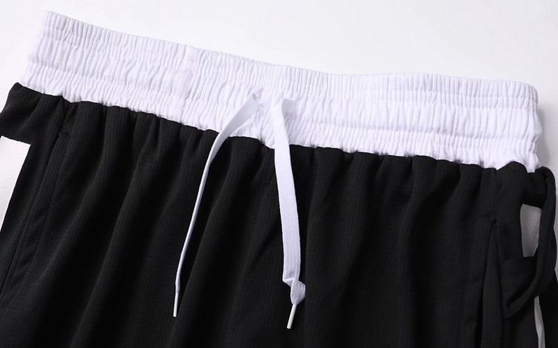 Korvpalli lühikesed püksid Fitness Meeste Kahe taskuga hingav püksid väljas Jooksmine Sport Treening Dressipüksid Tasku Meeste vabaaja lühikesed püksid