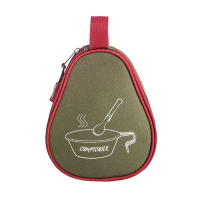 Camping Sierra csésze tál tárolótáska Oxford textil grill étkészlet utazási hordtáska szabadtéri túrákhoz