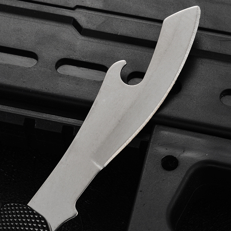 2021. gada karstā izpārdošana Daudzfunkcionālas salokāmas kabatas nerūsējošā tērauda āra kempinga piknika galda piederumi nazis dakša karote galda piederumu daļas