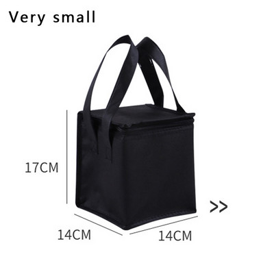 Nešiojamas pietų aušintuvo krepšys sulankstomas izoliacinis piknikas ledo pakelis Maisto terminis maišelis Gėrimų nešiklis Izoliuoti maišeliai Maisto pristatymo krepšiai