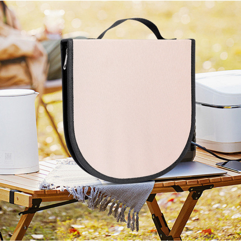 Lauko stovyklavietės nerūdijančio plieno stalo reikmenų rinkinys Oksfordo audinio piknikui sulankstomas nešiojamas pikniko kepsninės indų maišelis 식기 가방