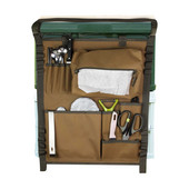 Kültéri kempingtáska nagy kapacitású tárolótáska kemping evőeszközök akasztós szervező hordozható evőeszköz táska autós belső tároló táska