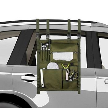 Τσάντα για κάμπινγκ εξωτερικού χώρου Τσάντα αποθήκευσης μεγάλης χωρητικότητας Μαχαιροπίρουνα κατασκήνωσης Κρεμαστά Organizer Φορητή τσάντα μαχαιροπήρουνων αυτοκινήτου Τσάντα αποθήκευσης εσωτερικού χώρου