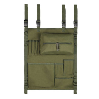 Kültéri kempingtáska nagy kapacitású tárolótáska kemping evőeszközök akasztós szervező hordozható evőeszköz táska autós belső tároló táska