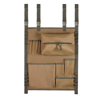 Kültéri kempingtáska nagy kapacitású tárolótáska kemping evőeszközök akasztós szervező hordozható evőeszköz táska autós belső tároló táska