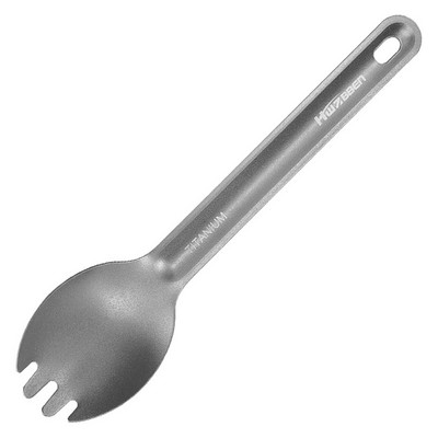 Φορητό Υπερελαφρύ Titanium Spork Επιτραπέζιο πιρούνι Υπαίθριο Πιρούνι Κάμπινγκ Κουτάλι Πεζοπορίας Πικ-νικ Ελαφρύ Σπίτι Μαγειρικά σκεύη