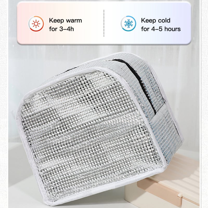 Nešiojamas izoliuotas priešpiečių krepšys aušintuvo krepšys, atsparus vandeniui Oksfordo ledo pakuotės priešpiečių dėžutė stovyklavimui iškylų maišas stovyklavimo reikmenys terminis krepšys